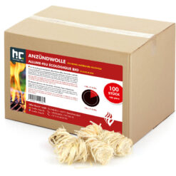 8 x 100 Pièces 100 pelotes de laine de bois imprégnées