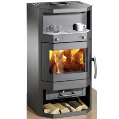 THERMIA-Kaminofen-Bern-V1-Stahl-6-kW-grau