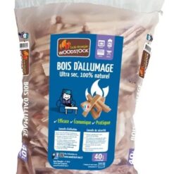 Bois d'allumage Woodstock en sac de 40 L