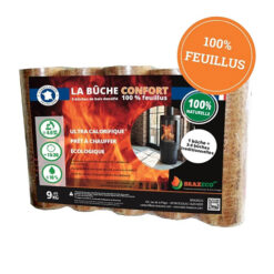 10 packs de 5 Bûches Compressées Confort pas cher