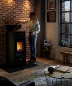 Poêle à granulés en acier Elipse 10.8 kW