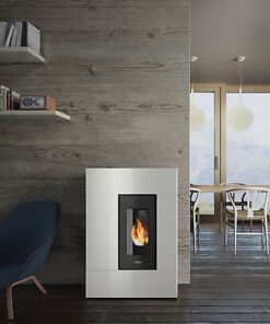 Poêle à pellet Pegaso Madison blanc 5.2 kW